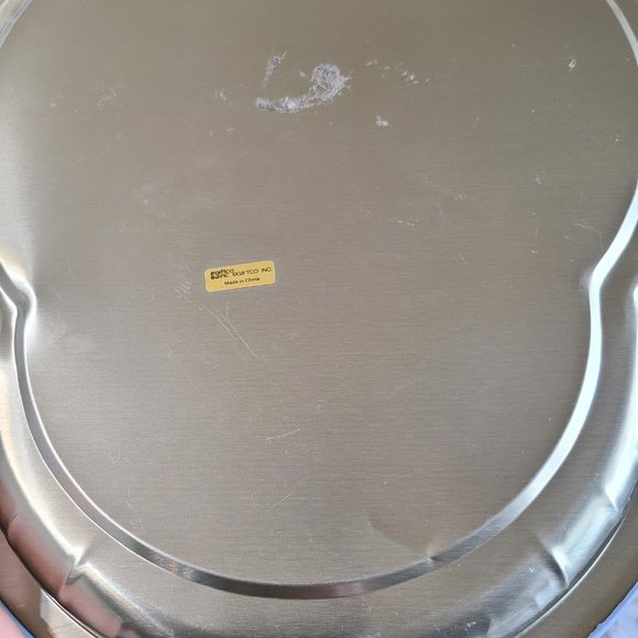 PRECIOUS MOMENTS Peace on Earth Aluminum Serving Platter - Picture 3 of 5